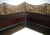 John-Richard Large John Richard Designer Wall Mirror With Ruby and Golden Bronze Mosaic Glass Surround For Sale - Image 4 of 8
