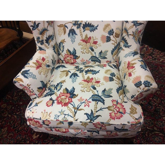 Vintage Wingback Chairs, the Pair For Sale - Image 6 of 17