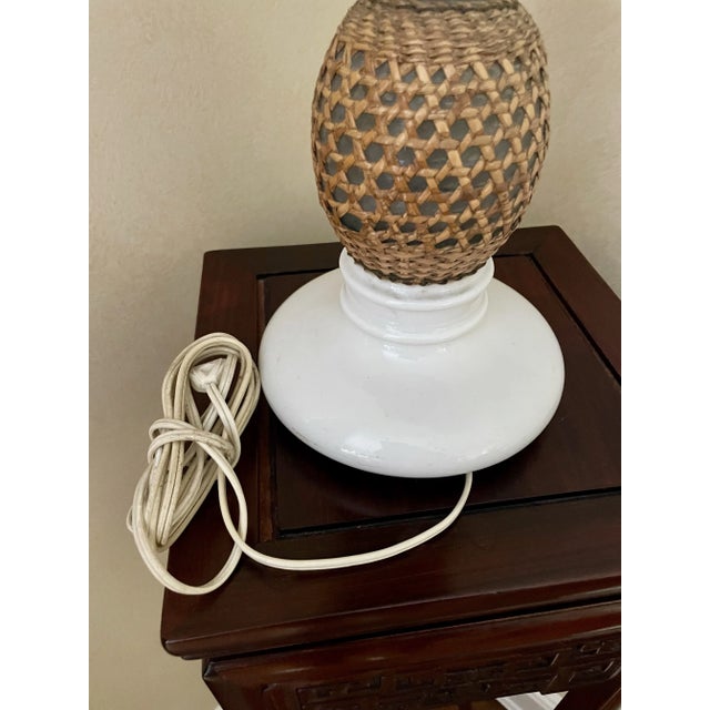 French Briet Brevete Seltzer Bottle Cane Lamp For Sale In New York - Image 6 of 7