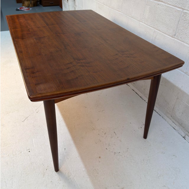 Mid-Century Danish Teak Draw-Leaf Dining Table by Gudme Møbelfabrik For Sale - Image 9 of 13