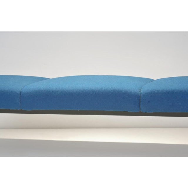 Square Chrome-Plated Steel Tube Factory Bench by Walter Knoll, Germany, 1969 For Sale - Image 9 of 12