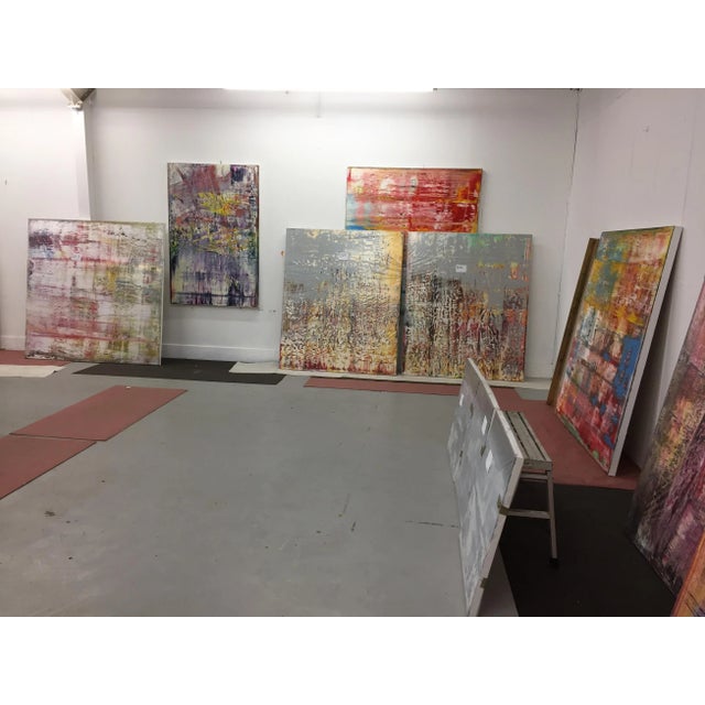 Textile American Painting by Harry James Moody, Abstract N°527, 2021 For Sale - Image 7 of 8