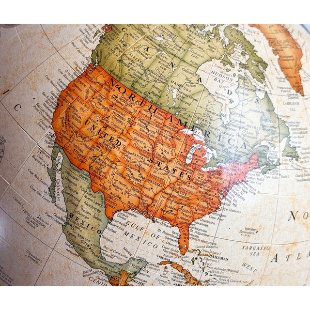 Timeless and educational, this George F. Cram Classic Style Globe is the perfect accent for a study, office, or library....