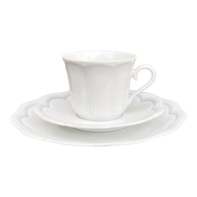 Schirnding Bavaria Breakfast Set – 1960s, Signed, Art Deco Porcelain For Sale