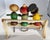 Vintage Scandinavian Hand Carved Folk-Art Wine / Bar Set - 4 pcs For Sale - Image 6 of 6