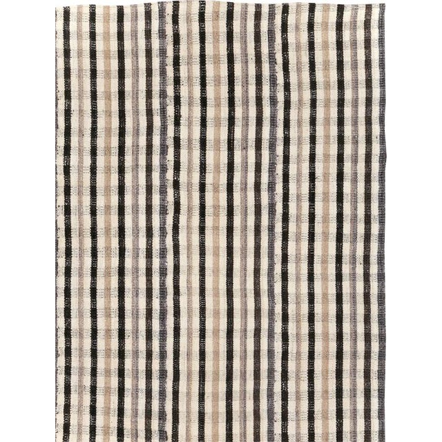 Mid-Century Modern Galerie Shabab Collection Mid-20th Century Persian Flatweave Kilim For Sale - Image 3 of 10