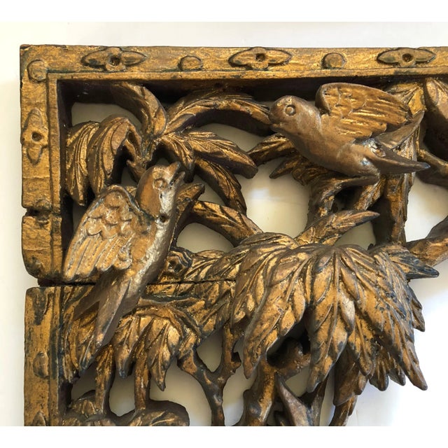 Old Chinese Gilt Wood Fragments, Pair For Sale - Image 4 of 11