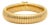 14k Italian Tubogas Bracelet For Sale