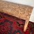 Mid-Century Modern Console Table Vintage Parsons Style Faux Burl For Sale - Image 3 of 4