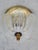 An elegant Mid-Century Modern flush mount ceiling fixture manufactured in Germany by the renowned high-end maker Kaiser...