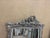 Large 19th Century Antique French Carved Wood and Gesso Silvered Mirror For Sale - Image 3 of 8