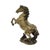 Vintage and heavy bronze statue of a rearing horse, an impressive horse sculpture of very fine quality, marked at the...