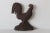 Metal Vintage Adirondack Style Large Cast Iron Rooster Doorstop For Sale - Image 7 of 11