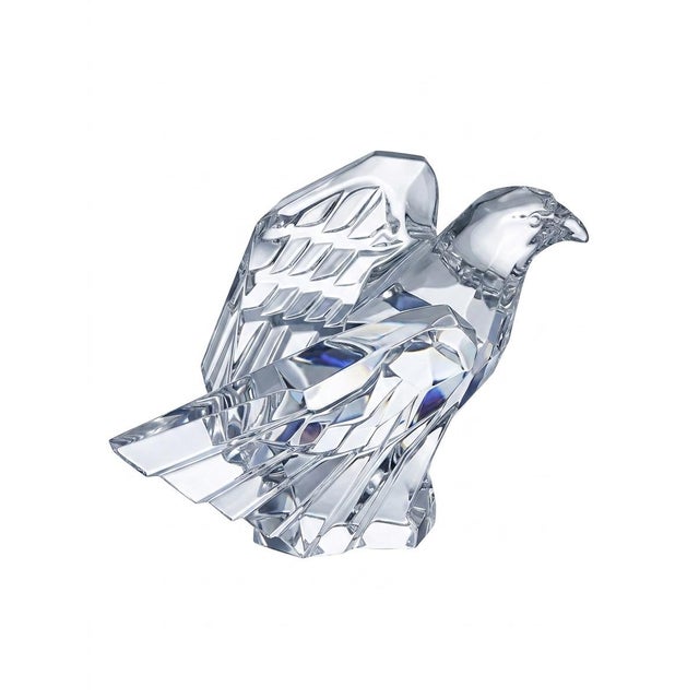 Vintage Steuben Glass American Eagle crystal Shape No. 8304. The last picture is of the signature on the bottom of the...
