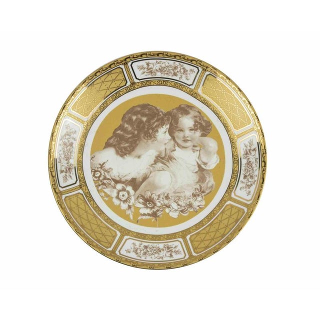 Pair of Limoges Porcelain Dishes is a Modern object realized in the first years of the 1900s. Original Porcelain. On the...