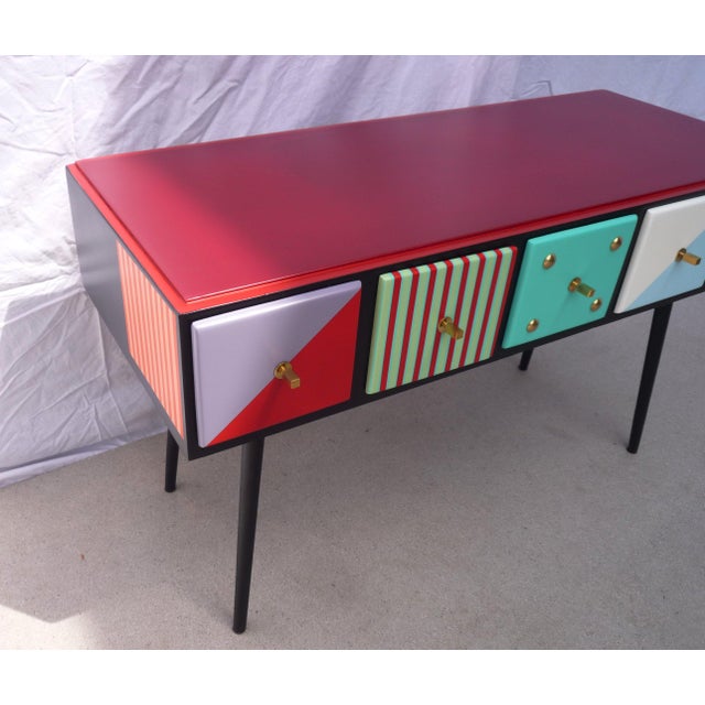 Vintage Chest of Drawers in Wood For Sale - Image 3 of 7