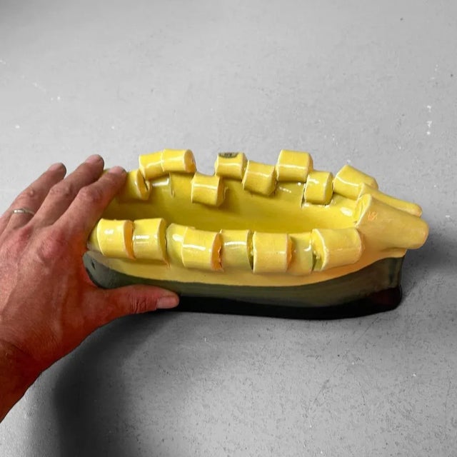 Mid-Century Ceramic Ikebana Centerpiece, Japan, 1950s For Sale - Image 12 of 18