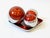 Red Mid-Century Enamel Aluminium Balls with Tray from Ipalacio, 20th Century, Set of 4 For Sale - Image 8 of 8