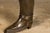 English English 1920s Hand-Hammered Copper and Brass Musketeer Boot Umbrella Stand For Sale - Image 3 of 12