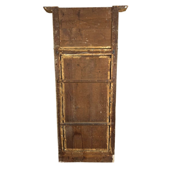18th Century Swedish Neoclassical Gilt Pier Mirror For Sale - Image 10 of 12