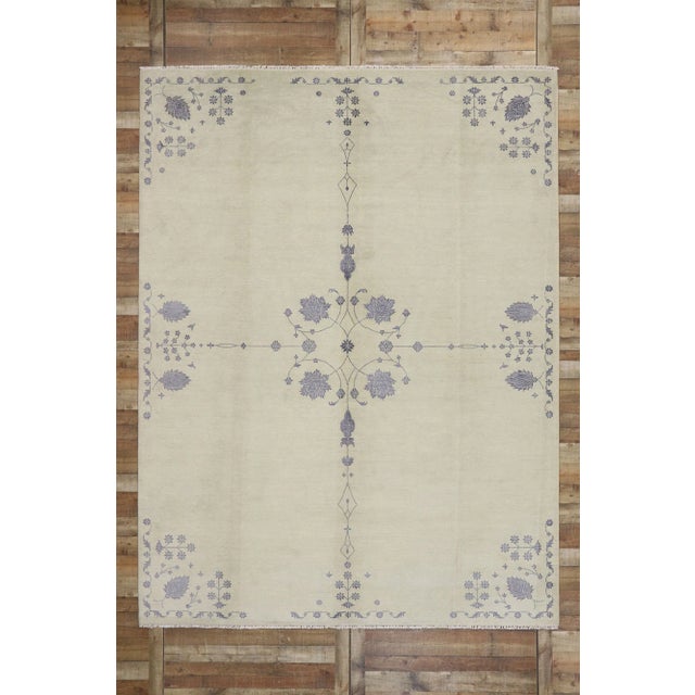Transitional Area Rug - 09'00 X 11'11 For Sale - Image 9 of 9