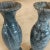 Stone Late 20th Century Grey Marble Bud Vases - a Pair For Sale - Image 7 of 9