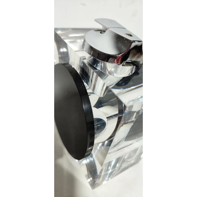 1980s Felice Antonio Botta Methacrylate Lighter, 1960s For Sale - Image 5 of 9