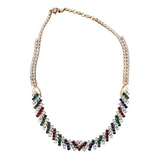 Vintage Swarovski Necklace, 1950s For Sale