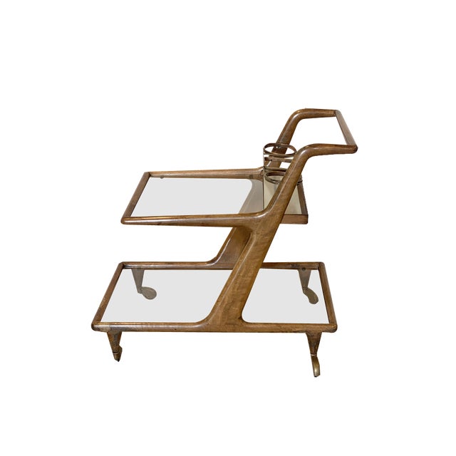 Wooden Bar Trolley, 1960s For Sale