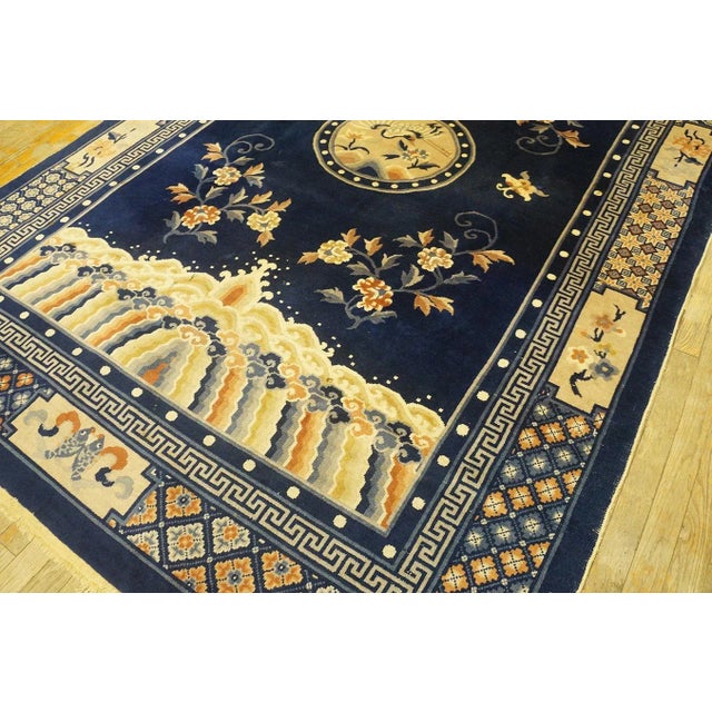 1920s Chinese Peking Carpet For Sale - Image 10 of 12