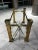 Mid 20th Century Italian Brass Console Table Base After Mastercraft For Sale - Image 5 of 12