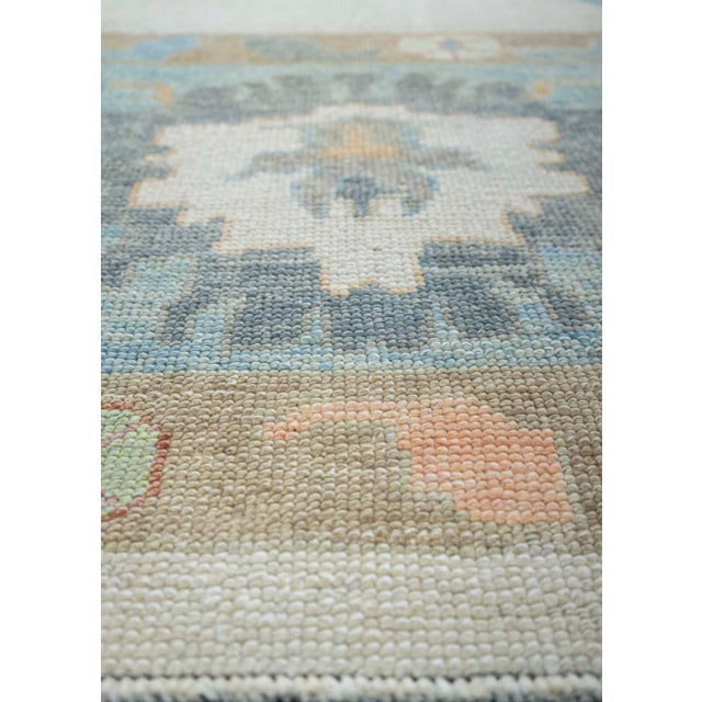 Turkish Turkish Oushak Square Rug 13'5" x 14'3" #20430 For Sale - Image 3 of 8