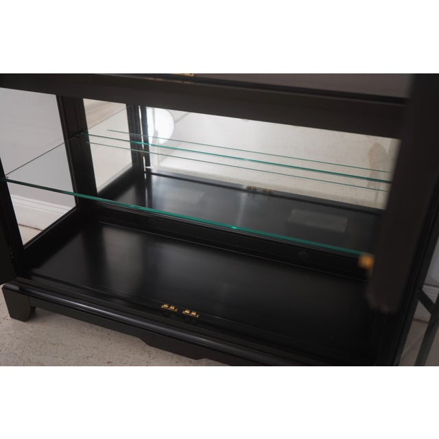 Henkel Harris Model 227 Black Curio Cabinet For Sale In Philadelphia - Image 6 of 18