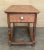 Brown French Worktable with Two Drawers For Sale - Image 8 of 11
