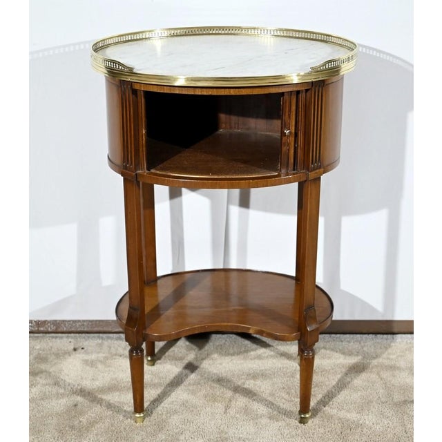 Small Mahogany Drum Table For Sale - Image 4 of 18
