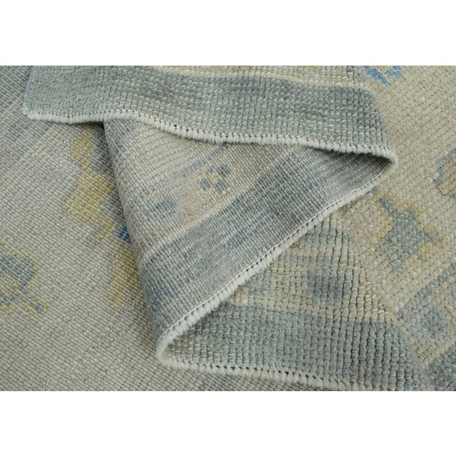 Textile Turkish Oushak Rug 5'10" x 9' #18616 For Sale - Image 7 of 8
