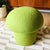 Textile Mushroom Ottoman in Kiwi Wool For Sale - Image 7 of 10