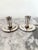 Georg Jensen Sterling Silver Art Deco Candlesticks 748 Height: 2.37 in (6 cm) Width: 3.27 in (8.3 cm) Depth: 3.27 in (8.3...