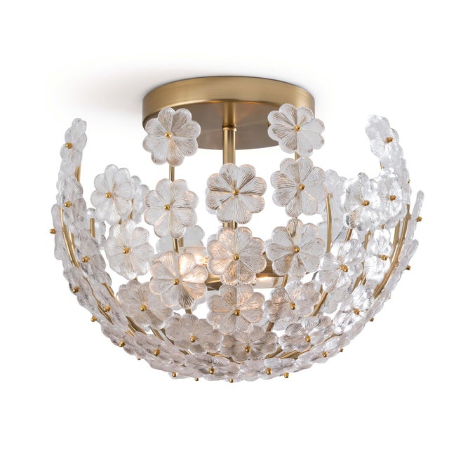 Regina Andrew Charlotte Semi Flush Mount For Sale In Detroit - Image 6 of 6