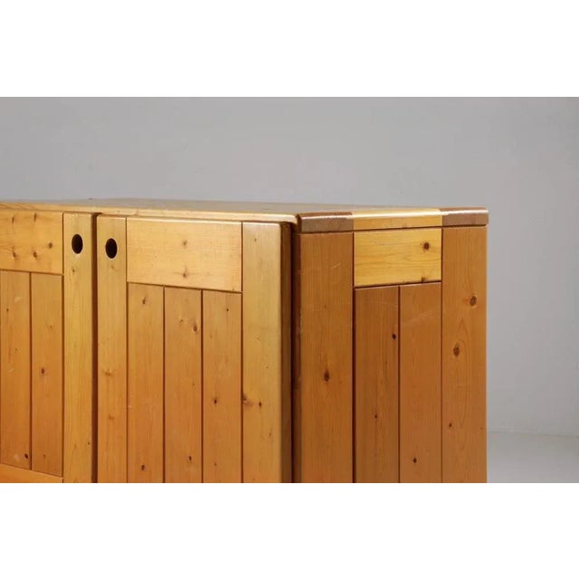 Mid-Century Modern Buffet attributed to Charlotte Perriand for Les Arcs, France, 1960s For Sale - Image 3 of 10
