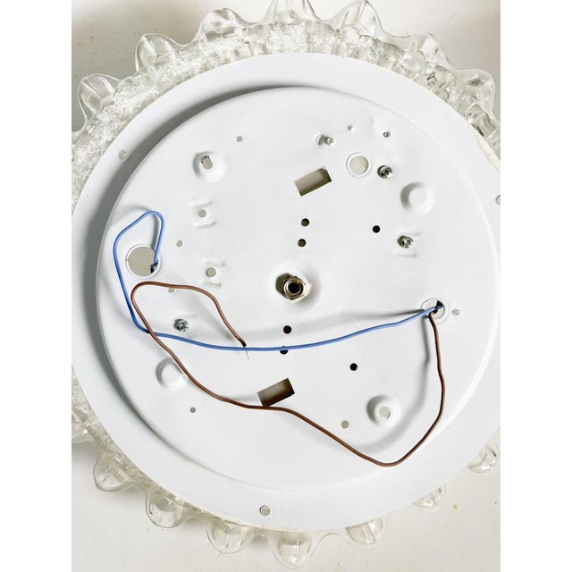 20th Century Glass Ceiling Light Fixture, France For Sale - Image 10 of 15