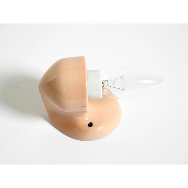 Mid-Century Modern Glass Ceramic Wall Lamp by Wagenfeld for Lindner, 1950s For Sale - Image 11 of 15