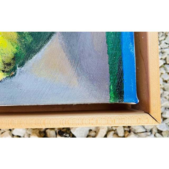 Yellow Vintage Impressionist Oil on Canvas Still Life of Lemons. For Sale - Image 8 of 10