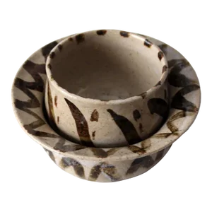 Vintage Studio Pottery Cup & Saucer Set