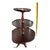 Brown Vintage Mid-Century Mersman Mahogany 3-Tier Pie Crust Dumbwaiter Table For Sale - Image 8 of 8