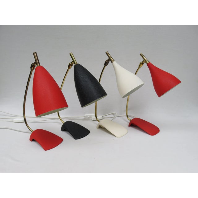 White Table Lamp from Cosack, 1950s For Sale - Image 18 of 18