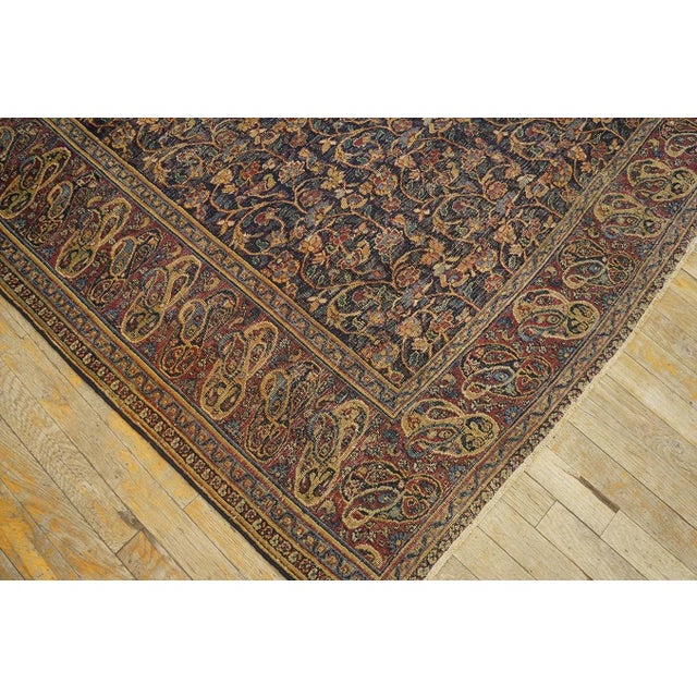 Antique Persian Moud Rug For Sale - Image 9 of 9