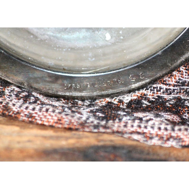 Beautiful Antique 19th Cen. Derby Quadruple Plate Repousse Decanter For Sale - Image 6 of 6
