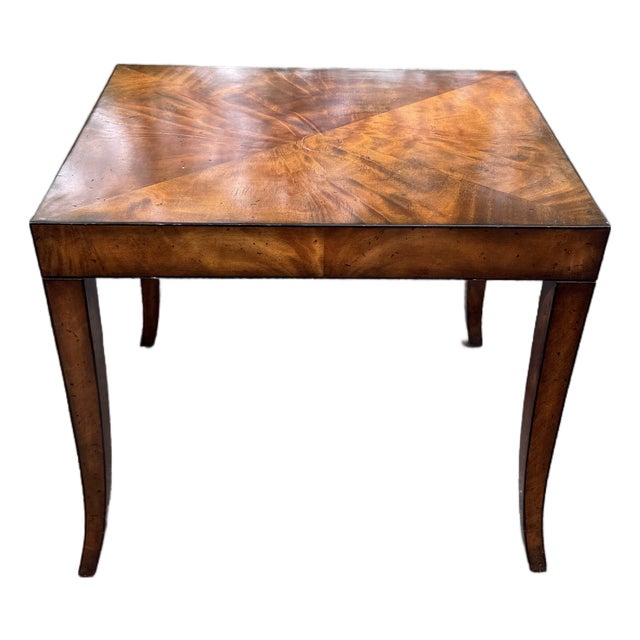 1940s Burlwood Side Table For Sale