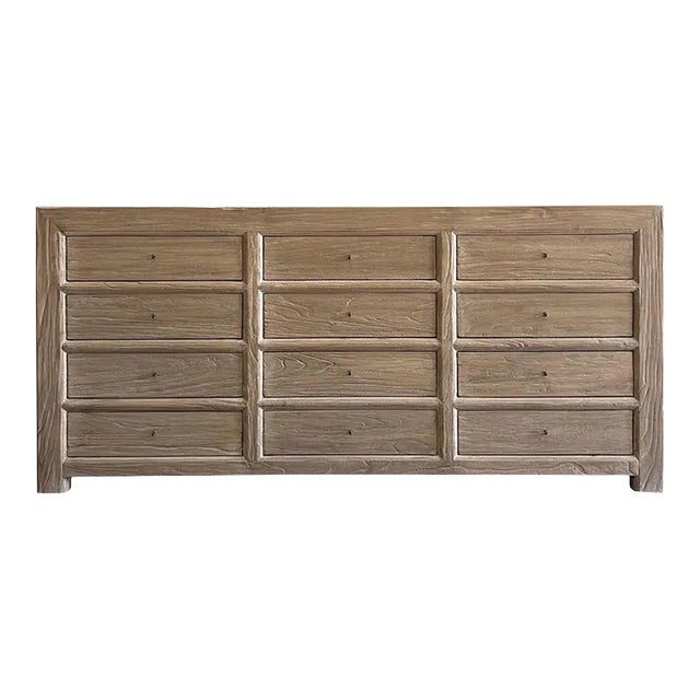 Reclaimed Elm Wood Dresser or Sideboard For Sale